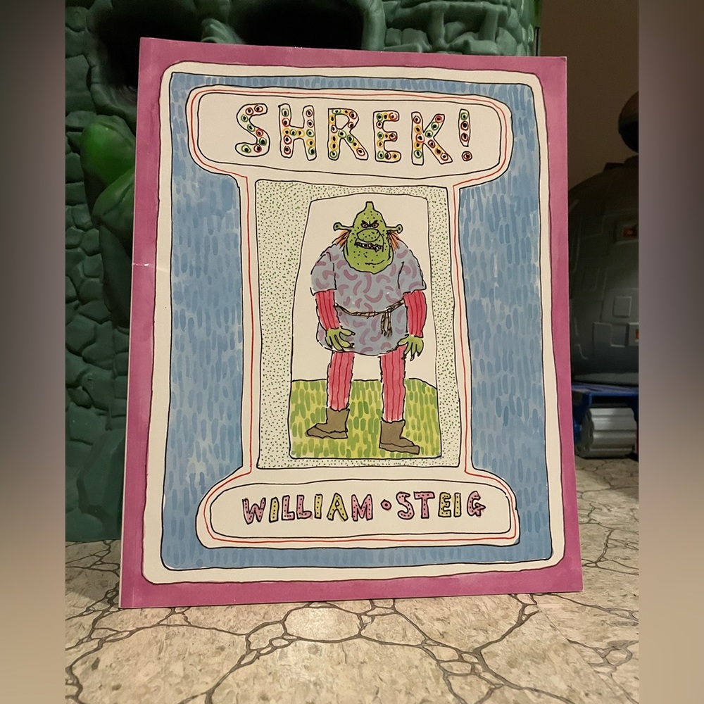 👹 Vintage Shrek Softcover Children’s Kids Book 1990 Sunburst William Steig